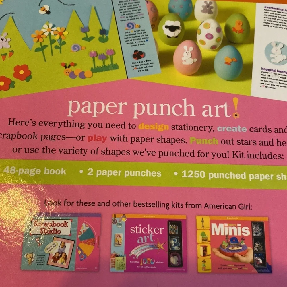 American Girl Paper Punch Art kit